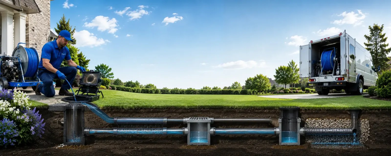 Outdoor drain cleaning information for Westgate, IA