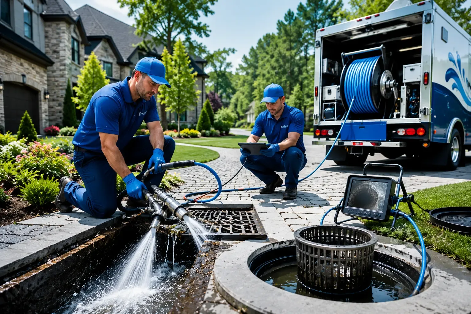 Local outdoor drain cleaning professionals in Westgate, IA